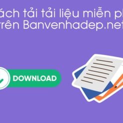 Hướng dẫn tải tài liệu trên website