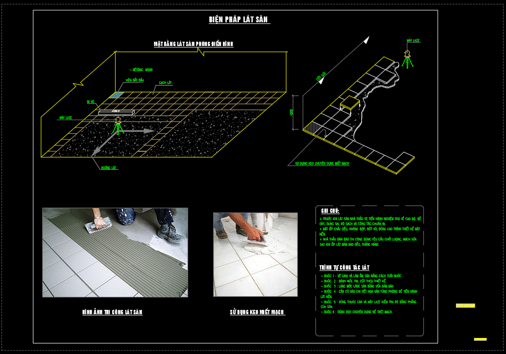 Bản vẽ Biện pháp thi công các hạng mục hoàn thiện - Ảnh 6