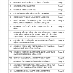 Kế hoạch an toàn lao động của Nhà thầu thi công