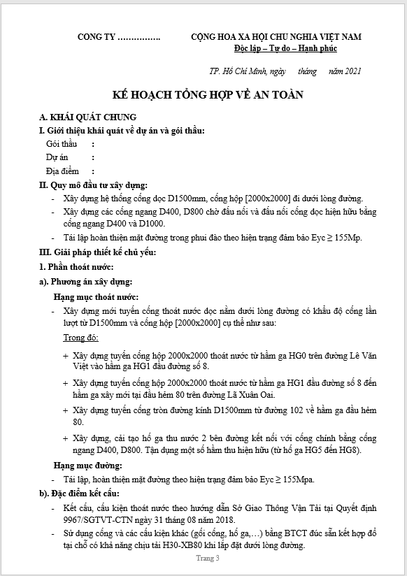 Kế hoạch an toàn lao động của Nhà thầu thi công - Ảnh 4