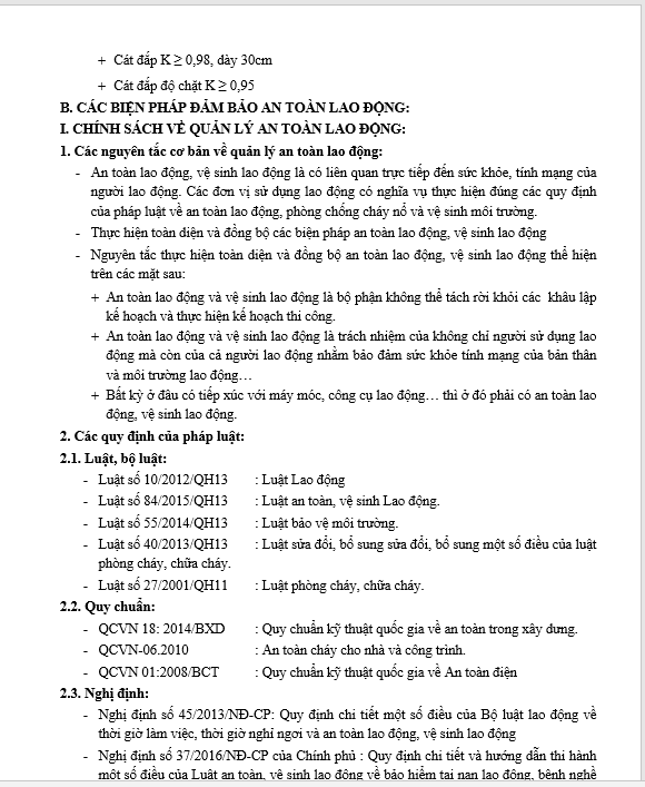 Kế hoạch an toàn lao động của Nhà thầu thi công - Ảnh 6