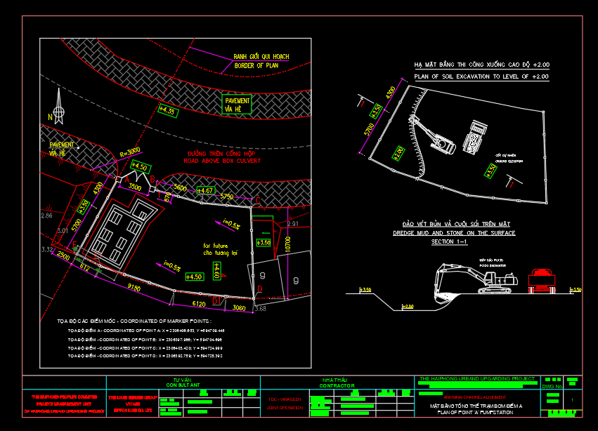 Thuyết minh + BV Biện pháp thi công trạm bơm - Hải Phòng
