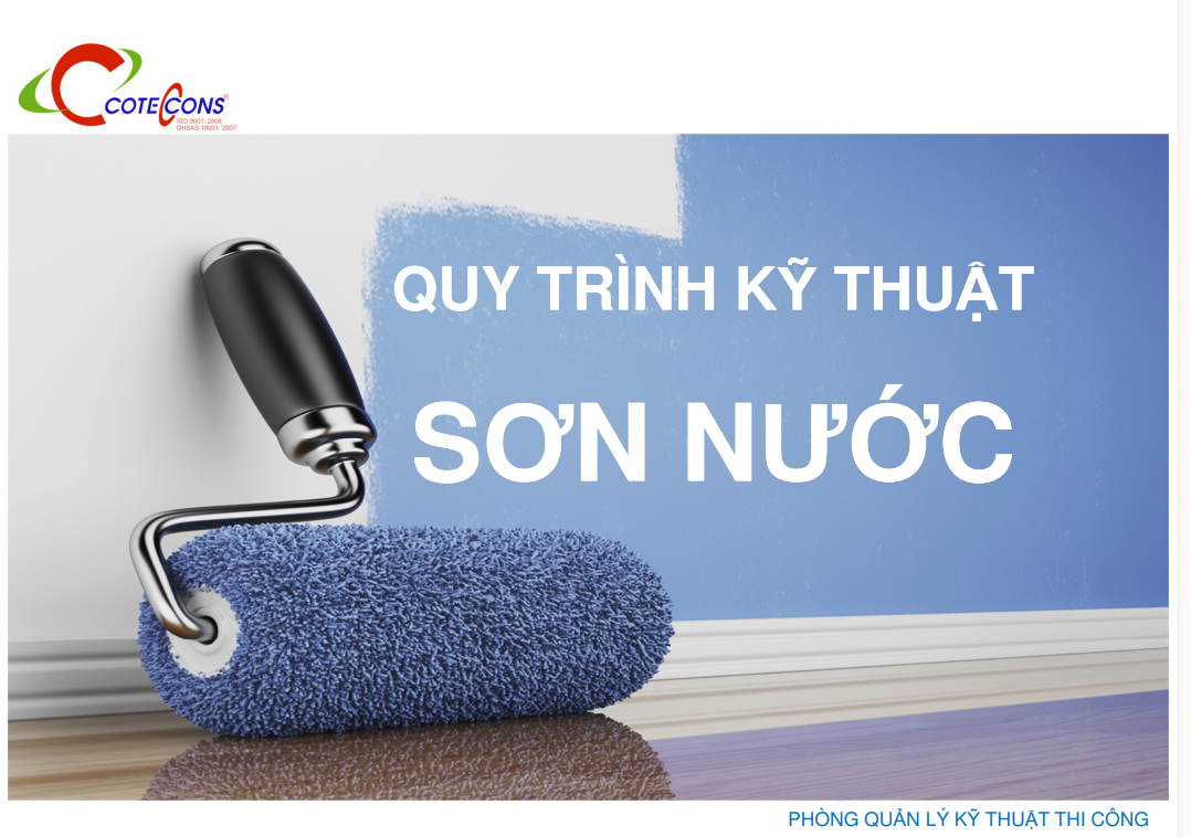 Quy trình kỹ thuật sơn nước - Cotecons