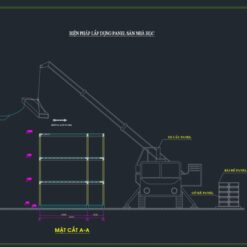 Full file Cad bản vẽ – Nhà Mái Thái 1 tầng 10×21