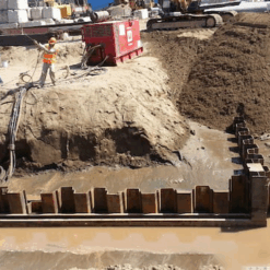 Alternative view of Biện pháp thi công tường vây - dự án Vinhomes Central Park