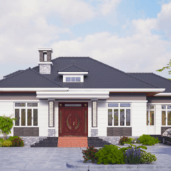 Nhà cấp 4 Mái Nhật 1 tầng 18×12