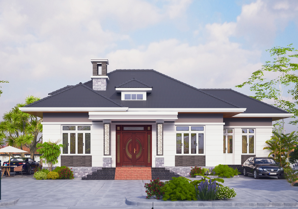 Nhà cấp 4 Mái Nhật 1 tầng 18×12