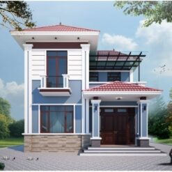 Biệt thự 2 tầng mái nhật,kt8.7x12.4m