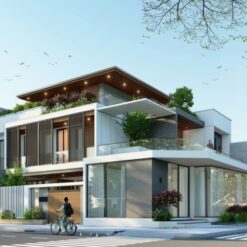 Biệt thự 3 tầng hiện đại,diện tích 13x19m