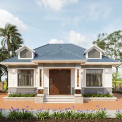 Biệt thự mái nhật 1 tầng,kích thước 13.5x9.5m