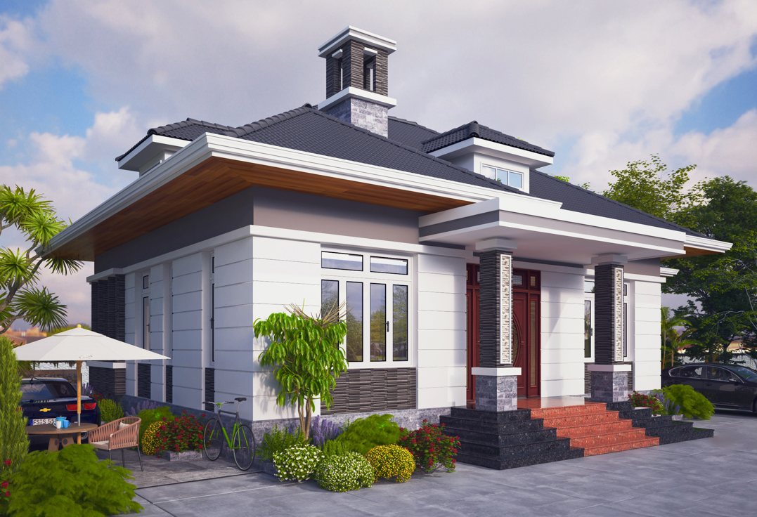 Nhà cấp 4 Mái Nhật 1 tầng 18×12 - Ảnh 4