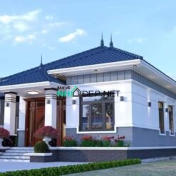 Alternative view of Nhà cấp 4 đơn giản mà đẹp, kt 8x16m