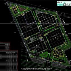 Autocad nhà máy chế biến dây cáp điện robot quy mô 11.000m2