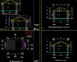 Bản vẽ CAD kiến trúc tổ hợp trường học, bản vẽ KT+KC bể bơi