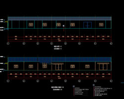 Bản vẽ nhà xưởng 35x52m khung thép