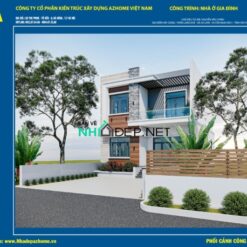 Biệt thự 2 tầng kích thước 13.45x8.3