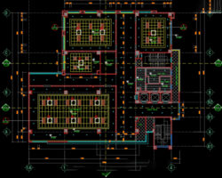 Bộ bản vẽ cad toà nhà 14 tầng + bán hầm, diện tích sàn 1000m2, móng cọc và hạng mục phụ trợ