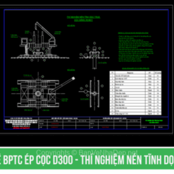 Biện pháp thi công ép cọc D300