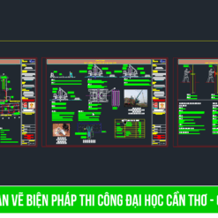 Biện pháp thi công phần thân Đại học Cần Thơ