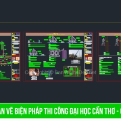 Biện pháp thi công phần thân Đại học Cần Thơ