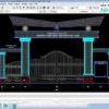 File bản vẽ mẫu cổng trường học  Cổng trường tiểu học kỳ An