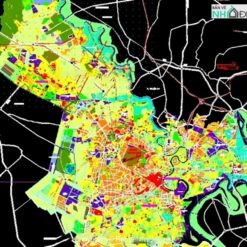 File cad bản đồ quy hoạch tổng thệ bặng bằng sử dụng đất TP HCM đến 2025
