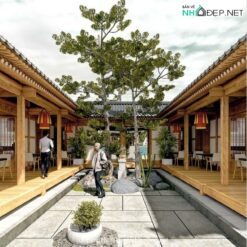 File thiết kế cửa hàng cà phê đẹp sketchup