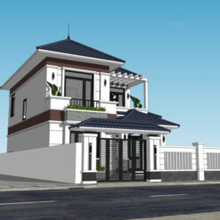 Alternative view of  Nhà vườn 2 Tầng mái nhật kt 8x12.85m