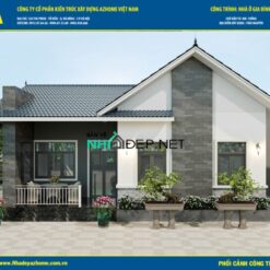 Nhà cấp 4 mái nhật Diện tích 10.97x11.6