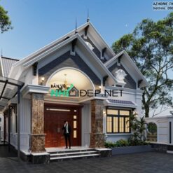 Nhà cấp 4 mái nhật kích thước 10.85x21.82m