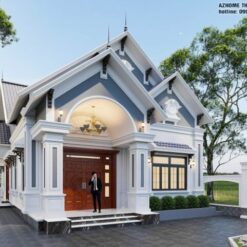 Alternative view of Nhà Mái Thái 1 tầng 10×21