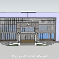 Thiết kế văn phòng văn phòng 40x20m model su