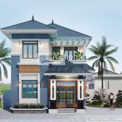 Biệt thự 2 tầng mái nhật 10.5x12m
