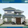 Biệt thự 2 tầng mái Nhật hiện đại 2024 ở Hải Dương,kt 12,8x12,8m