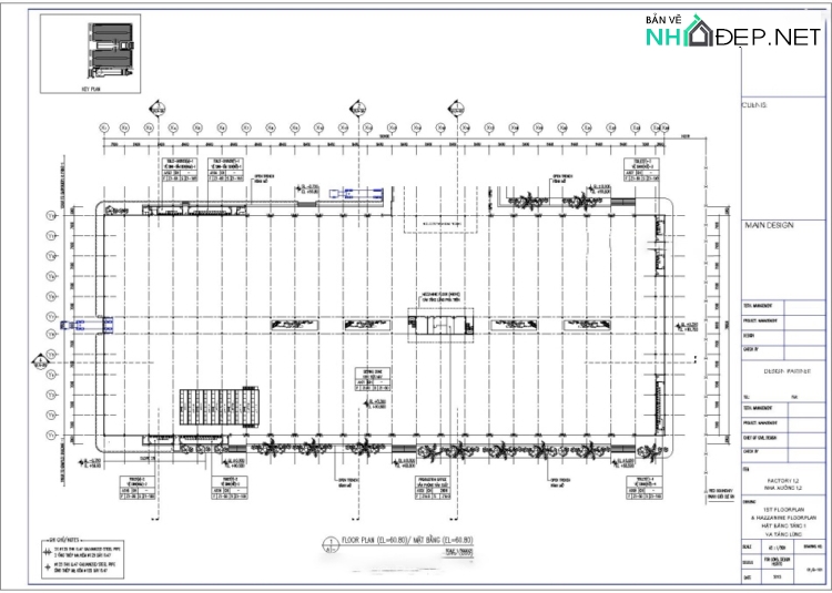 Bản vẽ thiết kế May mặc diện tích 15000m2 - Ảnh 2