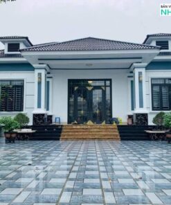 Mẫu biệt thự mái nhật 1 tầng hiện đại năm 2024