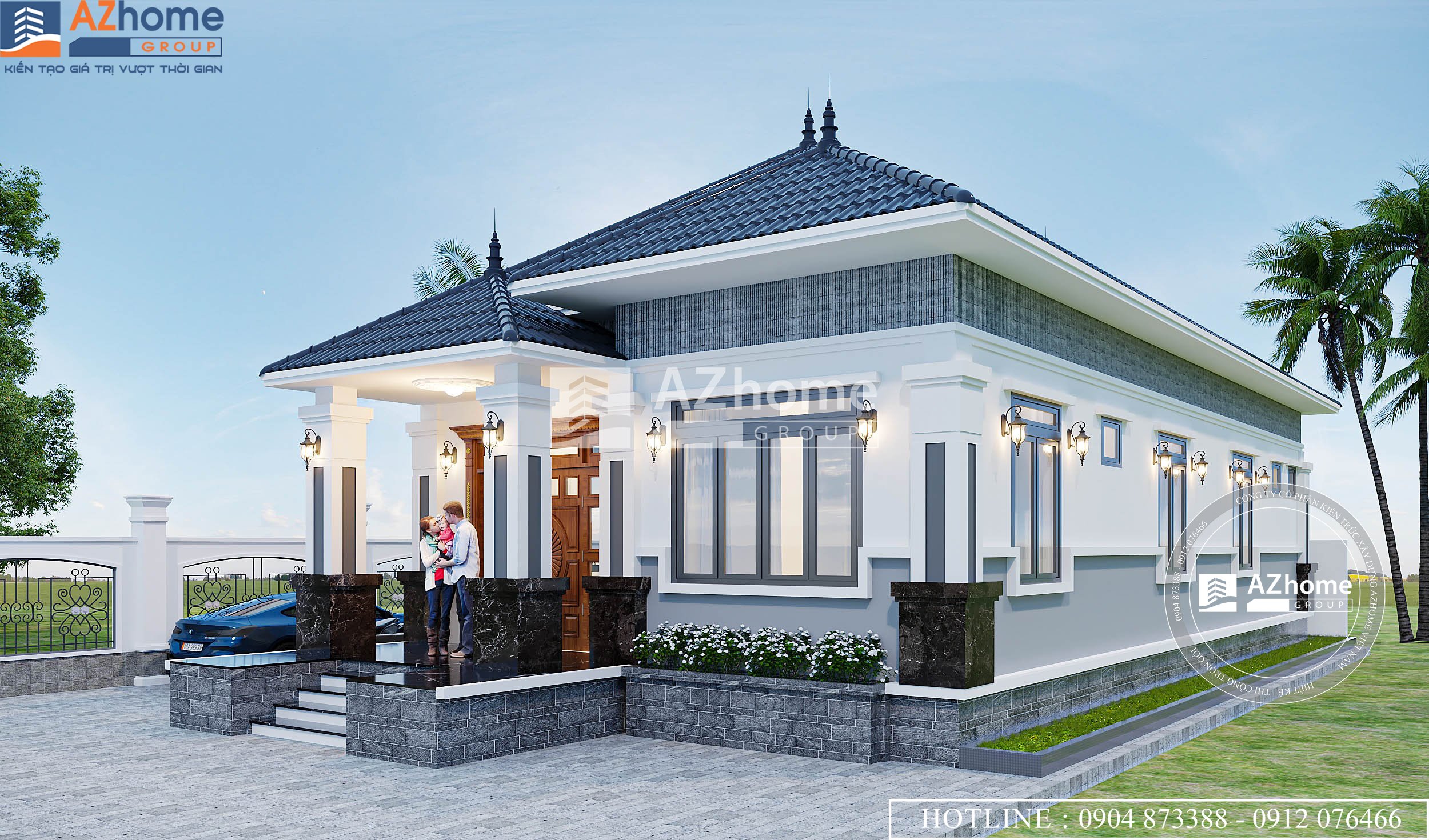 Nhà cấp 4 - Mái Nhật 1 tầng 8×16 - Ảnh 3