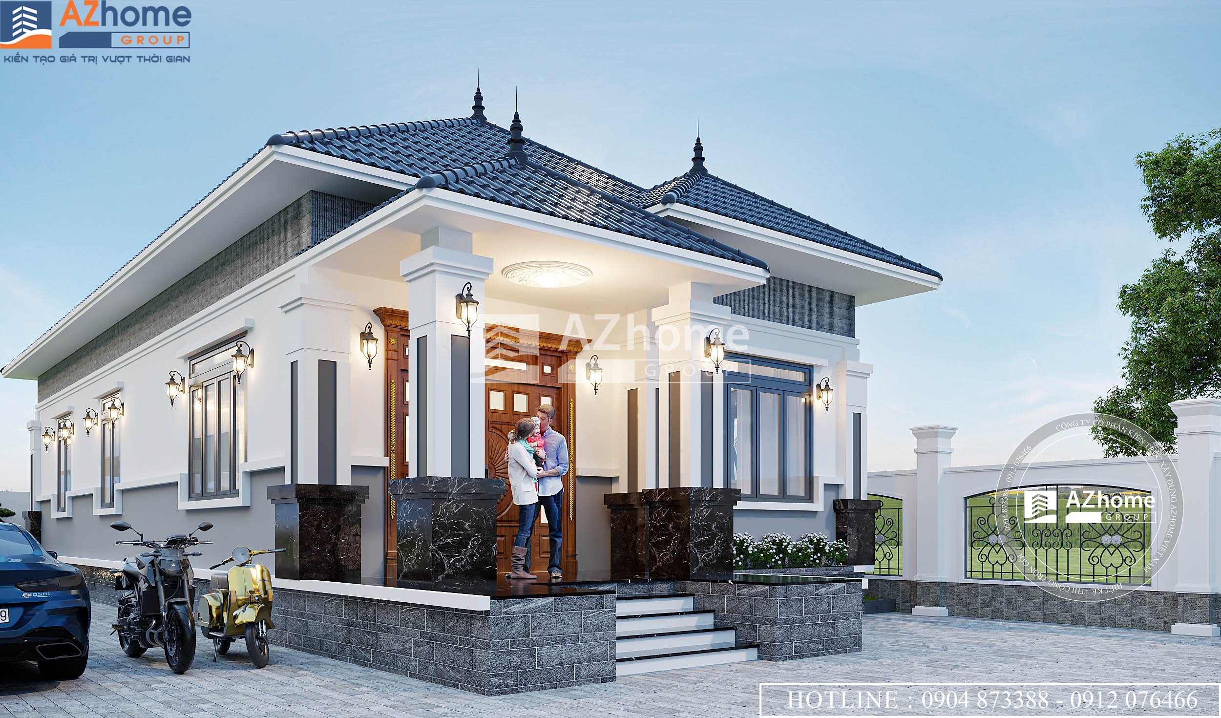 Nhà cấp 4 - Mái Nhật 1 tầng 8×16 - Ảnh 4