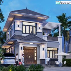 Biệt thự mái nhật 2 tầng 8x12m