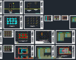 Bản vẽ autocad Biệt thự 1 tầng mái thái 7.8×13.5m