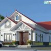Bản vẽ thiết kế nhà đẹp 1 tầng 8x12m