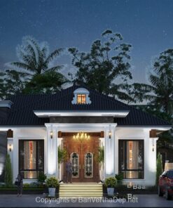 Alternative view of Biệt thự mái nhật 1 tầng kích thước 14.5x10m