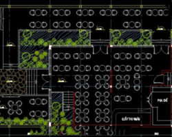 Bản vẽ cad chi tiết quán cà phê