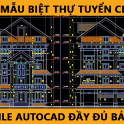 20 File cad biệt thự đầy đủ và chi tiết (Download Free)
