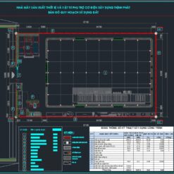 77 Mẫu Bản Vẽ Nhà Xưởng Khung Thép Tiền Chế full link tải