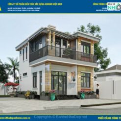 Alternative view of Thiết kế mẫu nhà 2 tầng hiện đại 7.6x10m