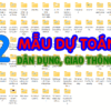 102 Mẫu dự toán: Xây dựng, cầu đường trường học, cải tạo, điều hòa, camera …