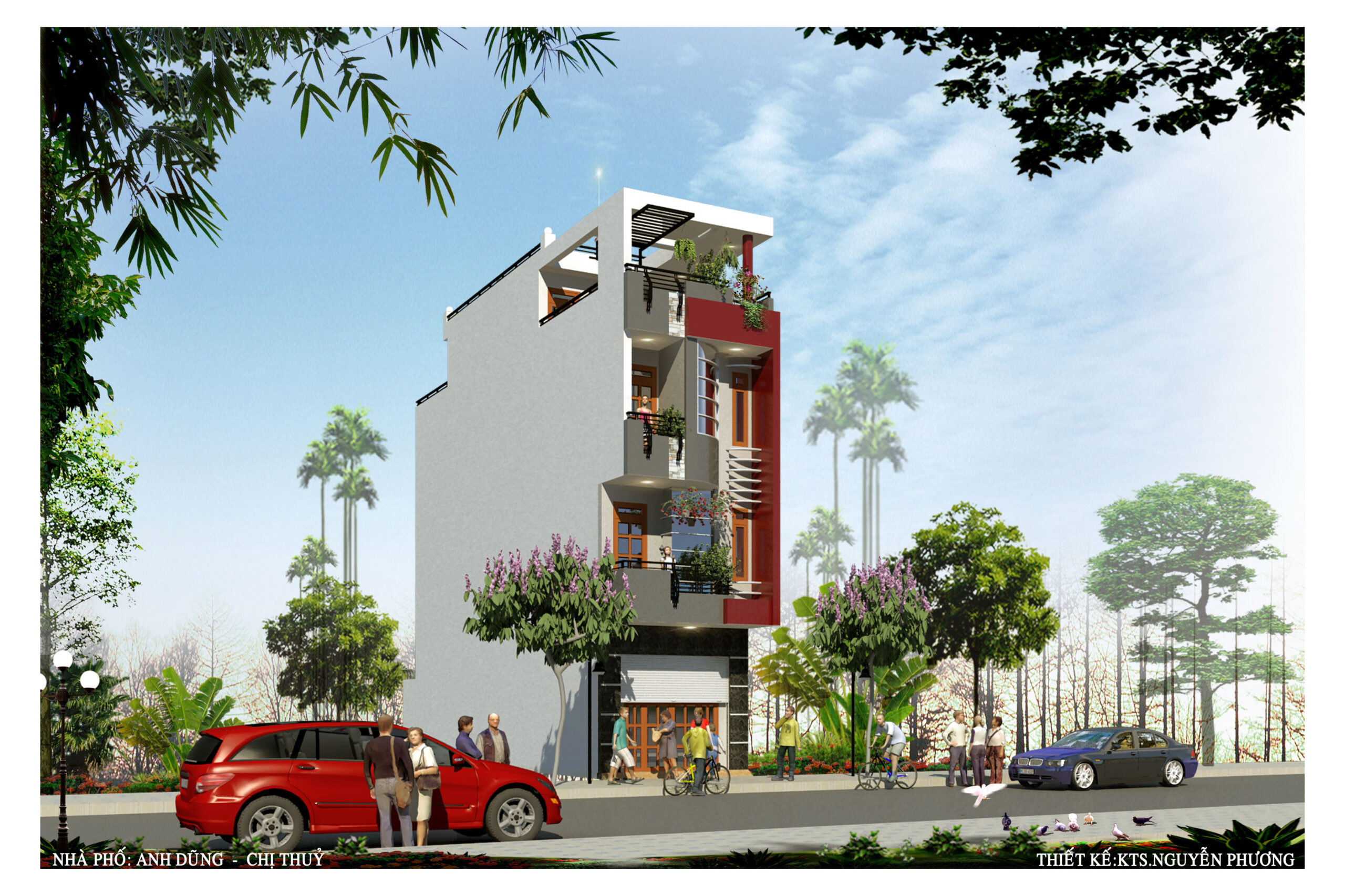 Nha pho 4 x 16 x 5 full - PCNT - Ảnh 2