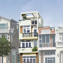 Alternative view of Nhà phố 5 x 15m x 4 tầng- full KT