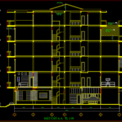 Bản vẽ thiết kế + dự toán biệt thự Tân Bình